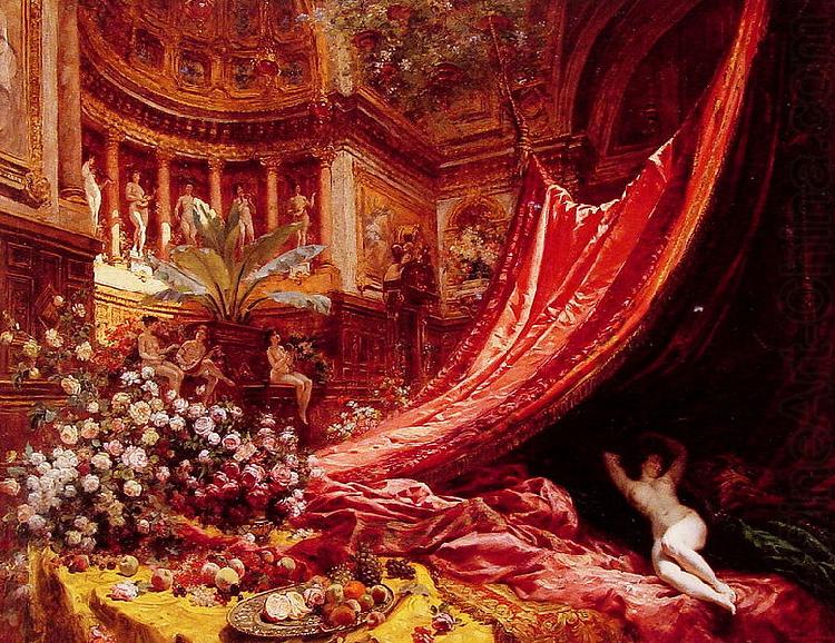 Symphony in Red and Gold, Jean Beraud